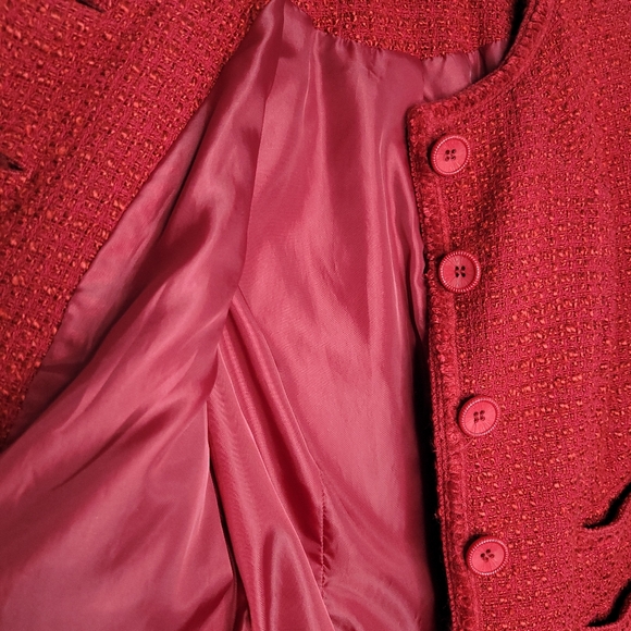 Pendleton Red Textured Blazer - Picture 7 of 12